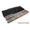 Retro Scales & Stripes Keyboard Wrist Rest (Personalized)
