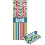 Retro Scales & Stripes Yoga Mat - Printable Front and Back (Personalized)