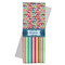Retro Scales & Stripes Yoga Mat Towel (Personalized)