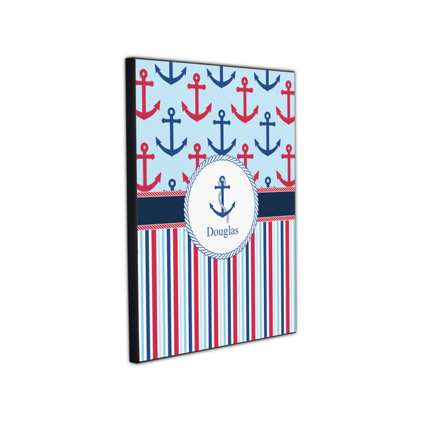 Anchors & Stripes 11x14 Wood Print - Angle View
