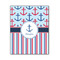 Anchors & Stripes Wood Print - 11x14 (Personalized)