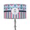 Anchors & Stripes 12" Drum Lamp Shade - Fabric (Personalized)