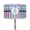 Anchors & Stripes 12" Drum Lampshade - ON STAND (Poly Film)