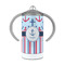 Anchors & Stripes 12 oz Stainless Steel Sippy Cups - FRONT