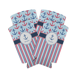 Anchors & Stripes Can Cooler (Personalized)