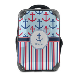 Anchors & Stripes 15" Hard Shell Backpack (Personalized)