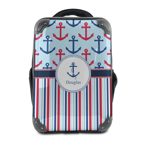 Custom Anchors & Stripes 15" Hard Shell Backpack (Personalized)