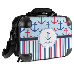 Anchors & Stripes Hard Shell Briefcase (Personalized)