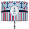 Anchors & Stripes 16" Drum Lamp Shade - Fabric (Personalized)