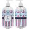 Anchors & Stripes 16 oz Plastic Liquid Dispenser- Approval- White