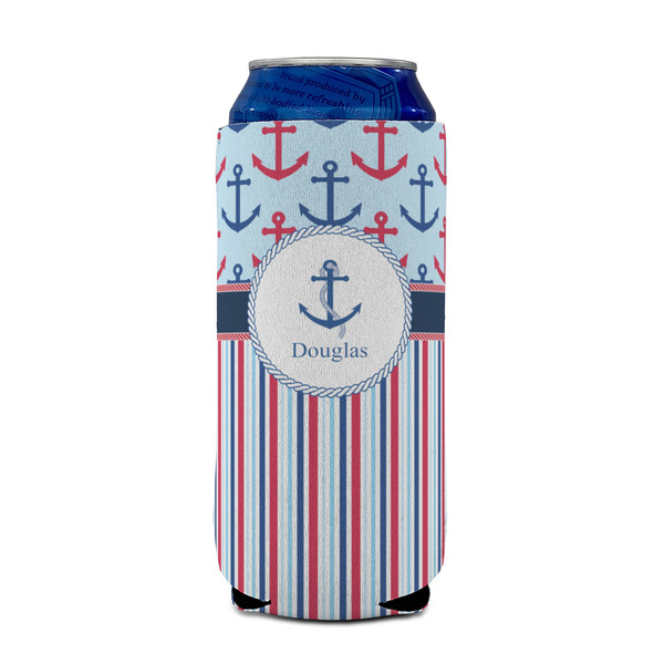 Anchors & Stripes 16oz Can Sleeve - FRONT (on can)