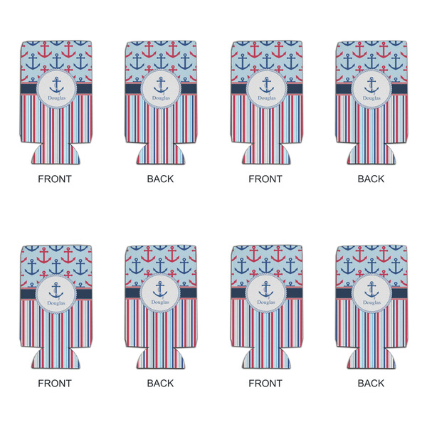 Anchors & Stripes 16oz Can Sleeve - Set of 4 - APPROVAL
