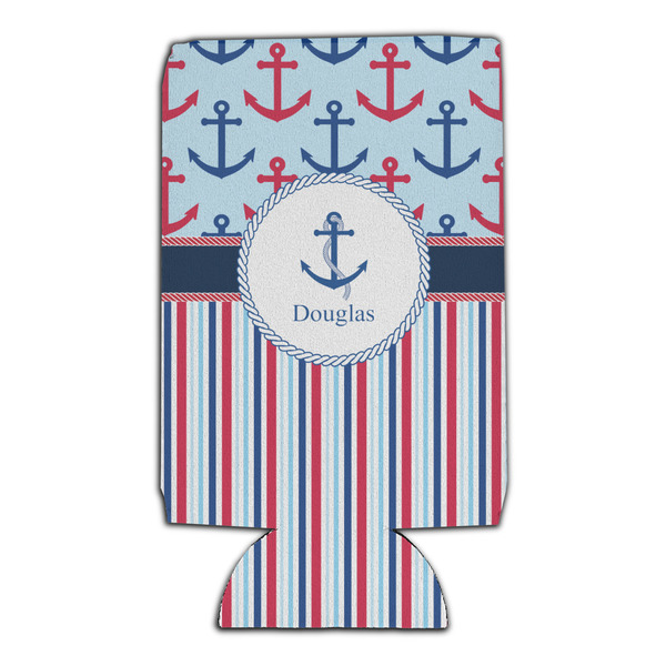 Anchors & Stripes 16oz Can Sleeve - Set of 4 - FRONT