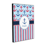 Anchors & Stripes Wood Prints (Personalized)