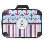 Anchors & Stripes Hard Shell Briefcase - 18" (Personalized)