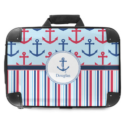 Anchors & Stripes Hard Shell Briefcase - 18" (Personalized)
