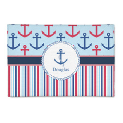 Anchors & Stripes Patio Rug (Personalized)