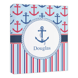 Anchors & Stripes Canvas Print - 20x24 (Personalized)