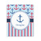 Anchors & Stripes 20x24 - Canvas Print - Front View