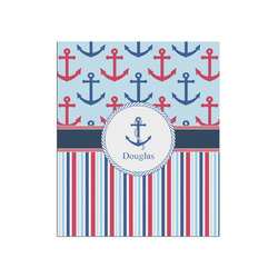 Anchors & Stripes Poster - Matte - 20x24 (Personalized)