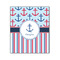 Anchors & Stripes Wood Print - 20x24 (Personalized)