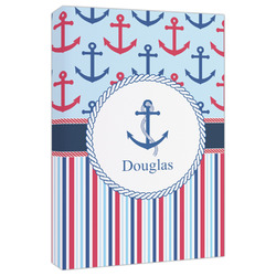 Anchors & Stripes Canvas Print - 20x30 (Personalized)