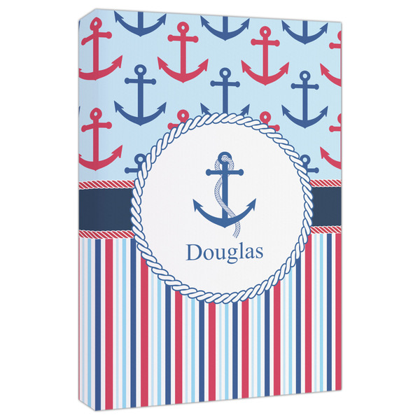 Custom Anchors & Stripes Canvas Print - 20x30 (Personalized)