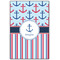 Anchors & Stripes Wood Print - 20x30 (Personalized)