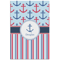 Anchors & Stripes Poster - Matte - 24x36 (Personalized)