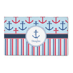 Anchors & Stripes 3' x 5' Indoor Area Rug (Personalized)