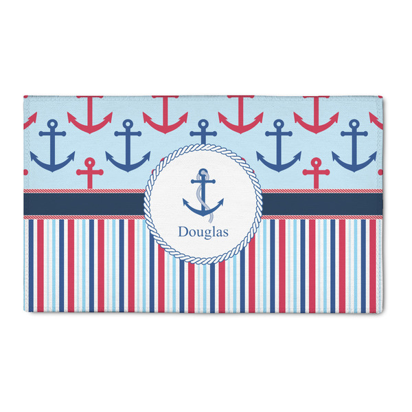 Custom Anchors & Stripes 3' x 5' Patio Rug (Personalized)