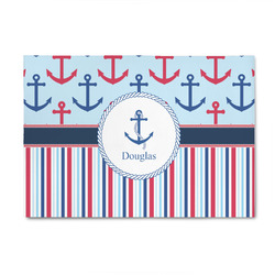 Anchors & Stripes 4' x 6' Indoor Area Rug (Personalized)