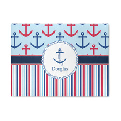 Anchors & Stripes 5' x 7' Patio Rug (Personalized)