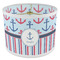 Anchors & Stripes 8" Drum Lampshade - ANGLE Poly-Film