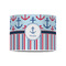 Anchors & Stripes 8" Drum Lampshade - FRONT (Poly Film)