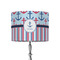 Anchors & Stripes 8" Drum Lampshade - ON STAND (Fabric)