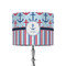 Anchors & Stripes 8" Drum Lamp Shade - Fabric (Personalized)