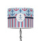 Anchors & Stripes 8" Drum Lampshade - ON STAND (Poly Film)