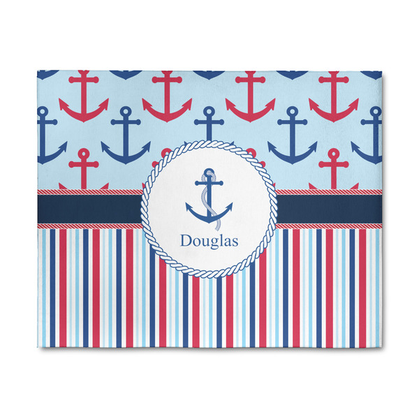 Custom Anchors & Stripes 8' x 10' Patio Rug (Personalized)
