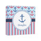 Anchors & Stripes 8x8 - Canvas Print - Angled View