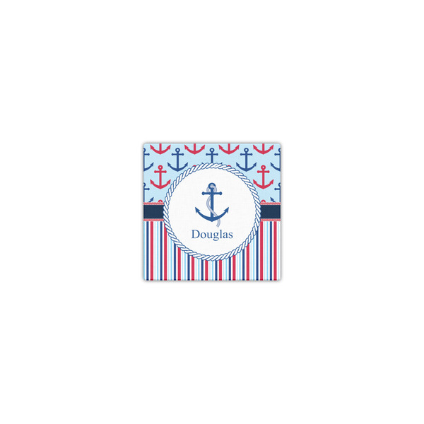 Anchors & Stripes 8x8 - Canvas Print - Front View