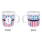 Anchors & Stripes Acrylic Kids Mug (Personalized) - APPROVAL