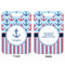 Anchors & Stripes Aluminum Luggage Tag (Front + Back)