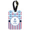 Anchors & Stripes Aluminum Luggage Tag (Personalized)
