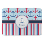 Anchors & Stripes Anti-Fatigue Kitchen Mat (Personalized)