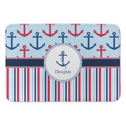 Anchors & Stripes Anti-Fatigue Kitchen Mat (Personalized)