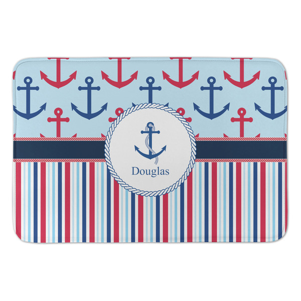 Custom Anchors & Stripes Anti-Fatigue Kitchen Mat (Personalized)