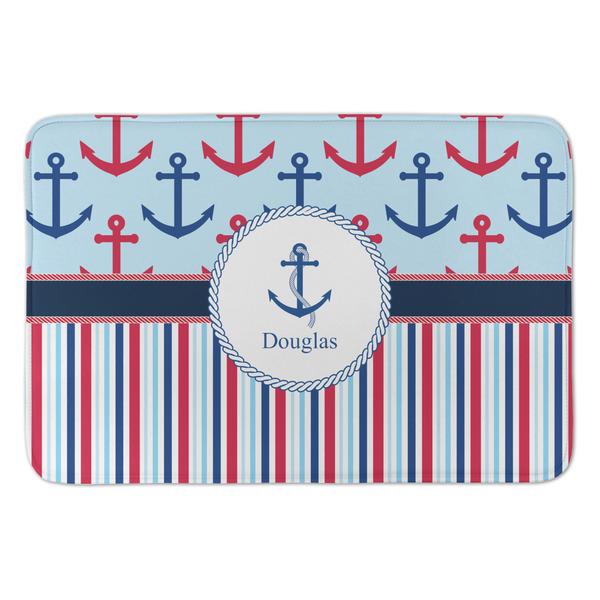 Custom Anchors & Stripes Anti-Fatigue Kitchen Mat (Personalized)