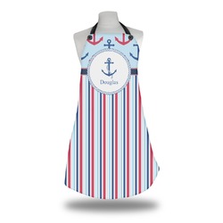 Anchors & Stripes Apron w/ Name or Text