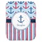 Anchors & Stripes Baby Swaddling Blanket (Personalized)